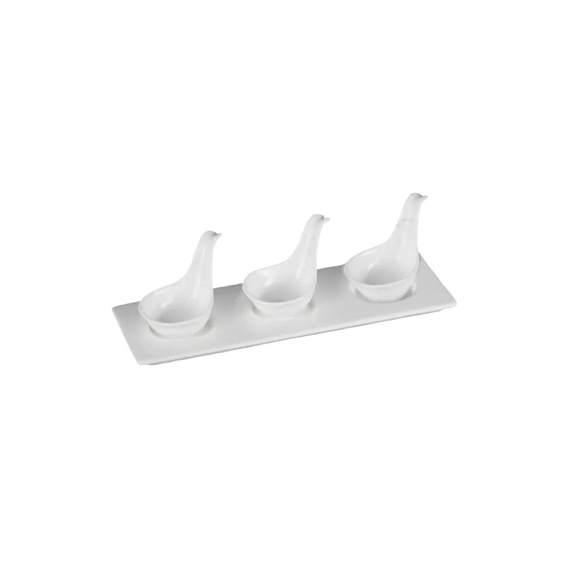 Ложка для комплимента Chan Wave Classic Ivory белая