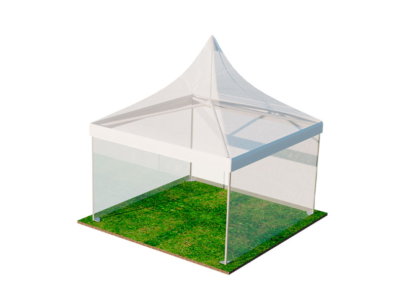 Шатер Пагода «Прозрачный» 5x5