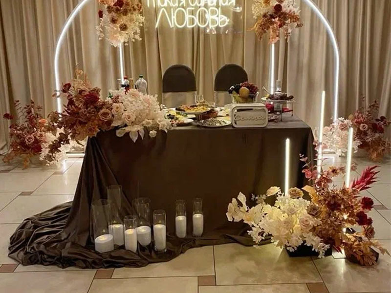 Бархатная прямоугольная скатерть Темный шоколад