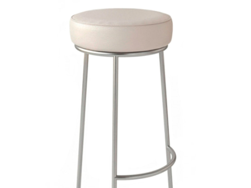 Барный стул Morbido Silver White