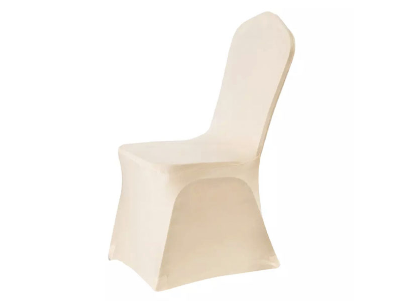 Чехол для стула бежевый (стрейч)