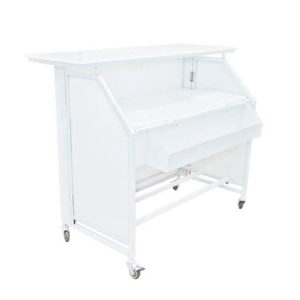 Белая разборная барная стойка