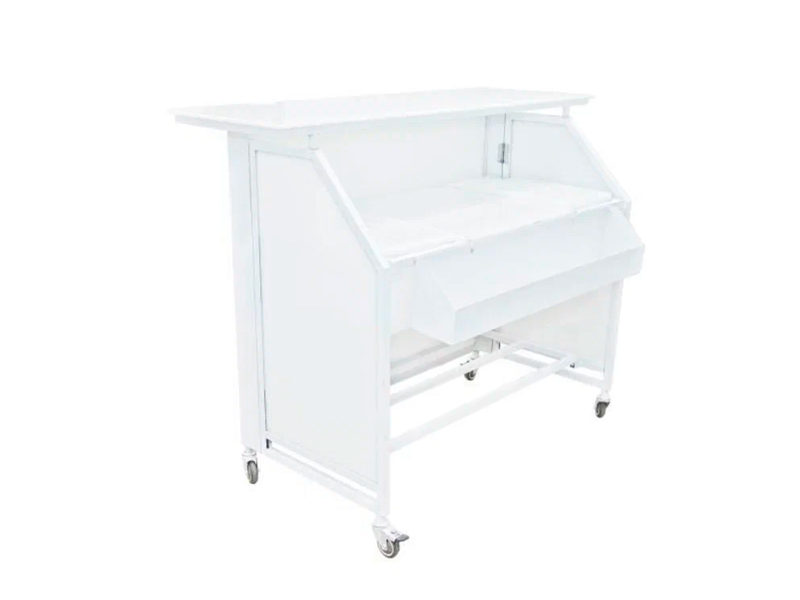 Белая разборная барная стойка