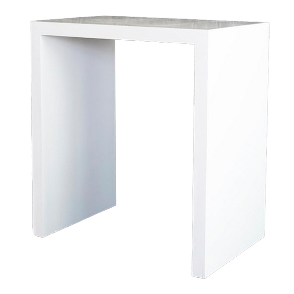 Белый п-образный стол (маленький)