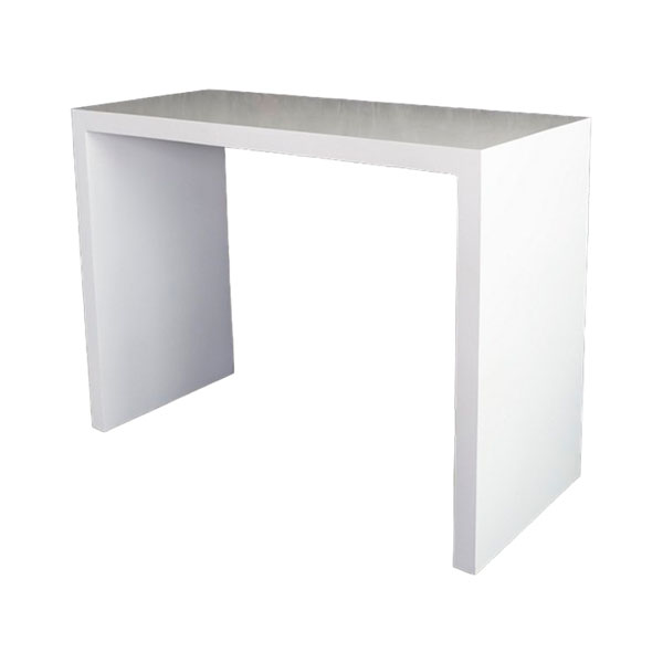 Белый п-образный стол (средний)