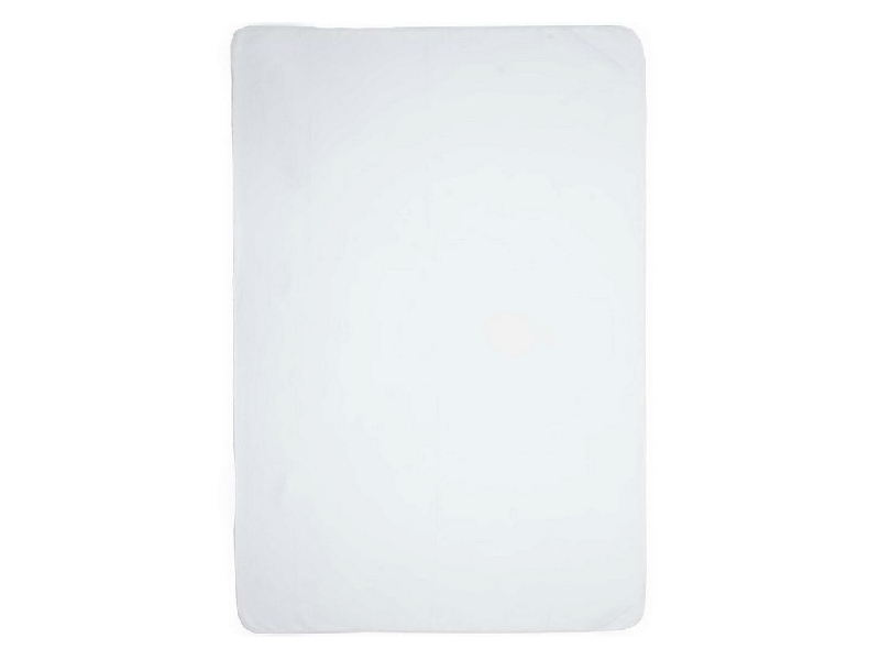 Флисовый плед белый