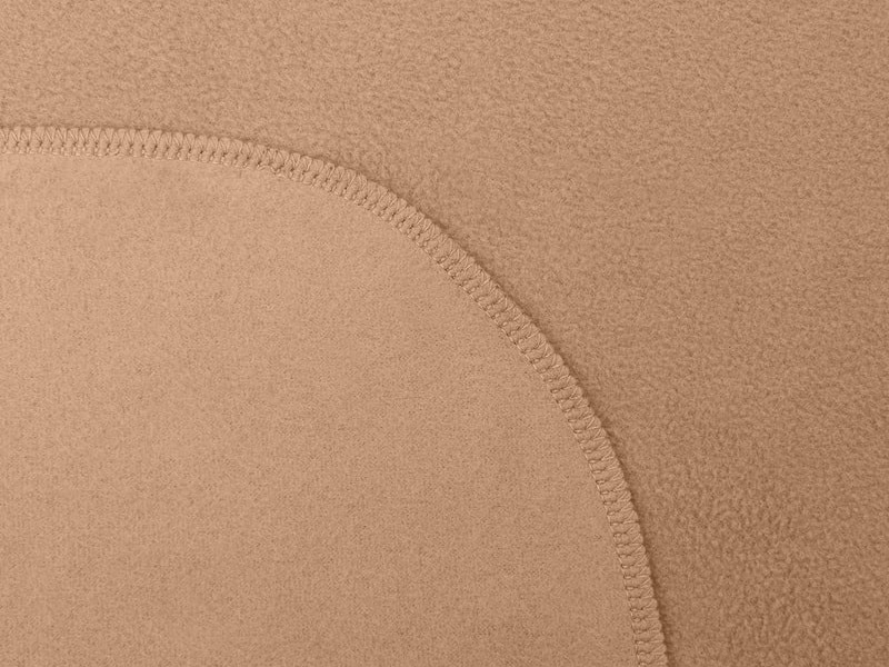 Флисовый плед бежевый