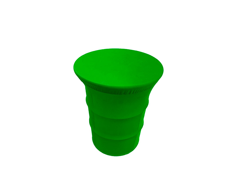 Стол-бочка с чехлом (Зеленый)