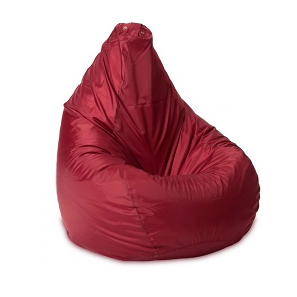 Бордовый пуфик