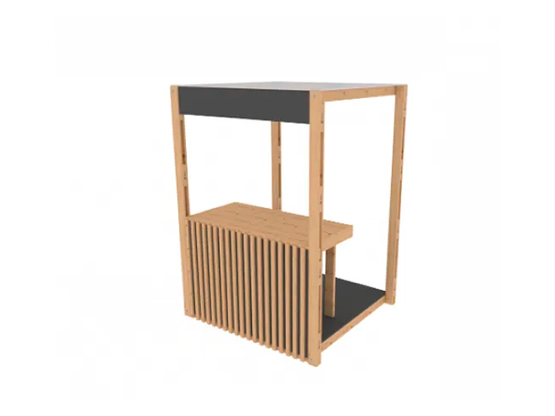 Прилавок с крышей