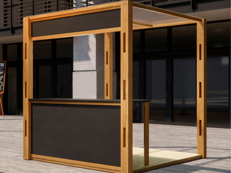 Прилавок с крышей