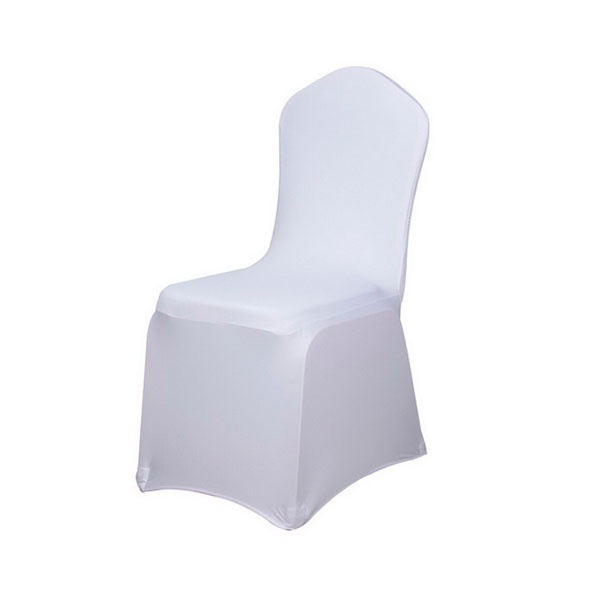 Чехол для стула белый (стрейч)