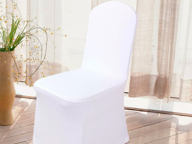 Чехол для стула белый
