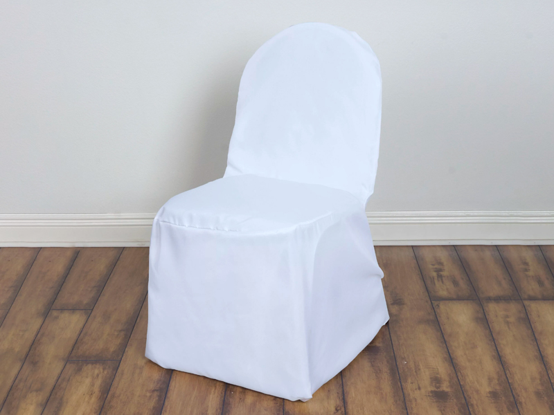 Чехол для стула белый