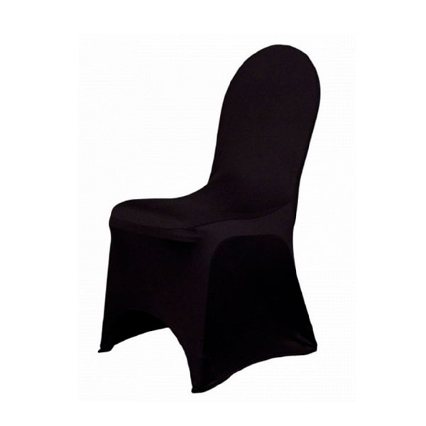 Чехол для стула чёрный (стрейч)