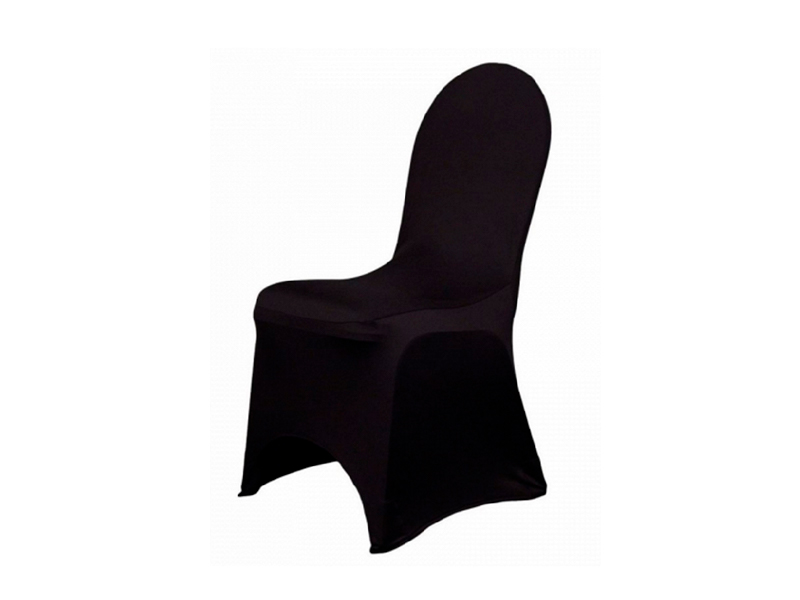 Чехол для стула чёрный (стрейч)