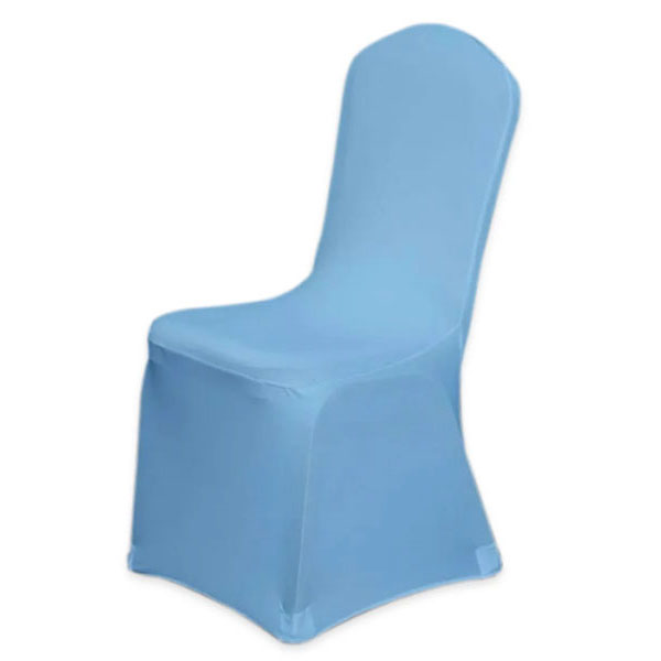 Чехол для стула голубой (стрейч)