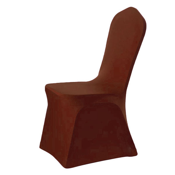 Чехол для стула коричневый (стрейч)
