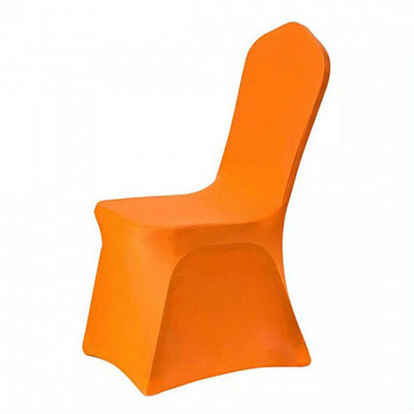 Чехол для стула оранжевый (стрейч)