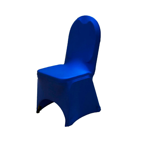 Чехол для стула синий (стрейч)