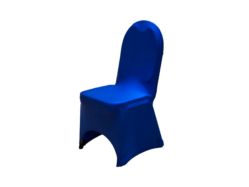 Чехол для стула синий (стрейч)