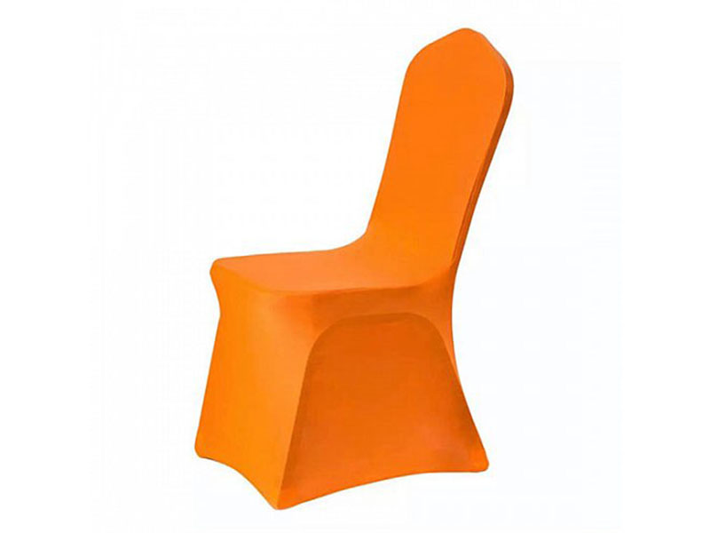 Чехол для стула оранжевый (стрейч)