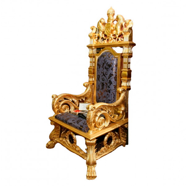 Царский трон парча