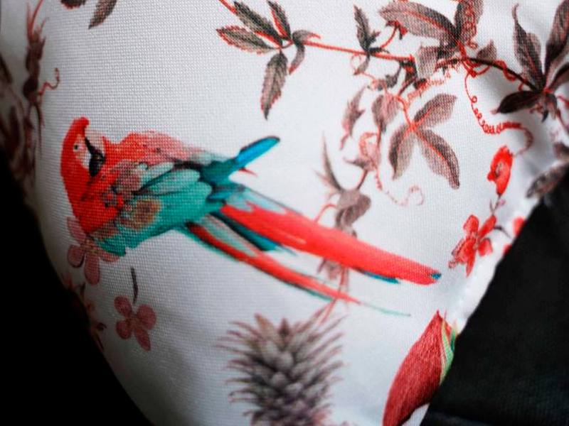 Декоративная подушка с фантазийным принтом