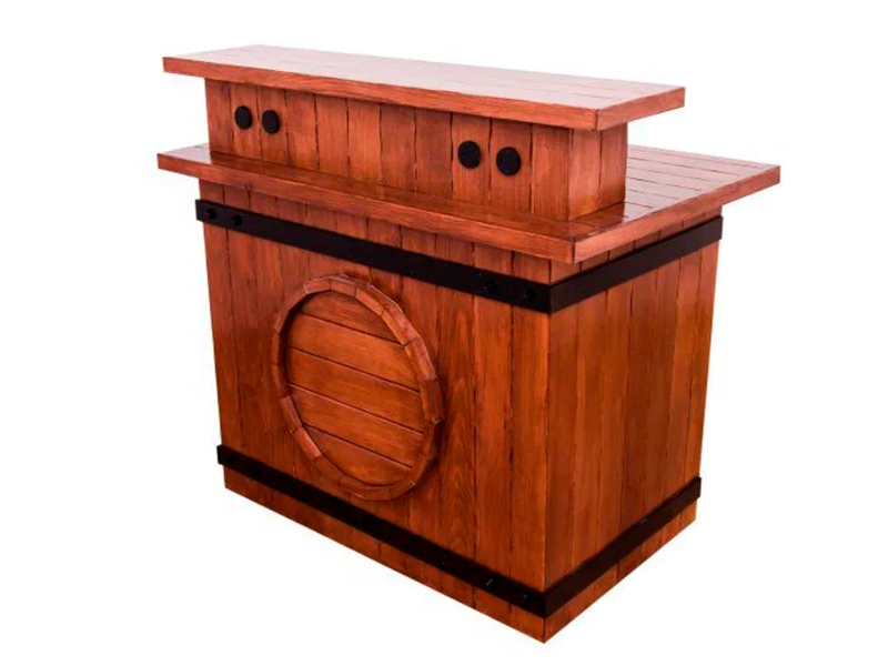 Деревянная барная стойка