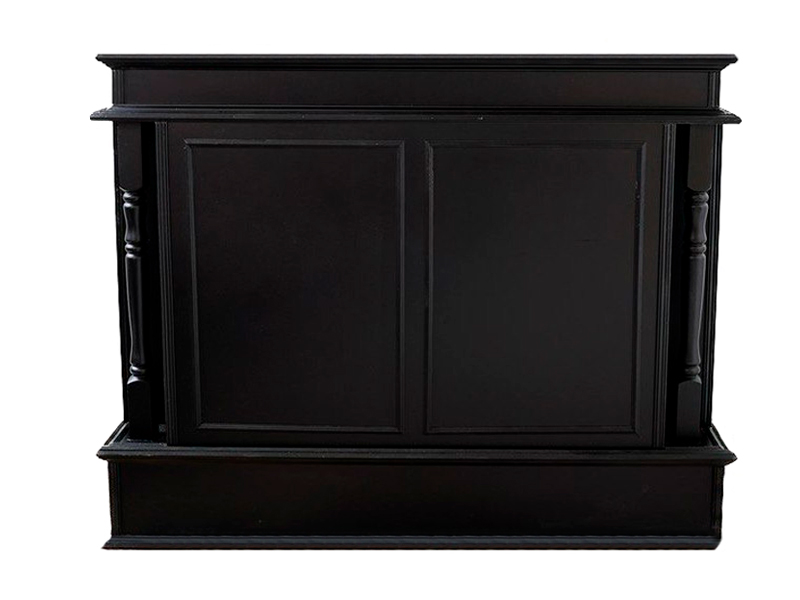 Деревянная стойка London Pub чёрная