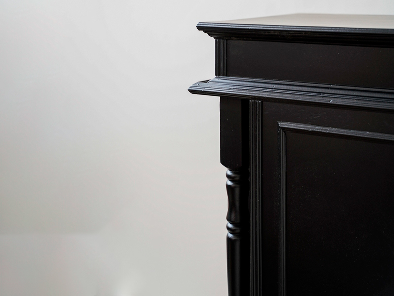 Деревянная стойка London Pub чёрная