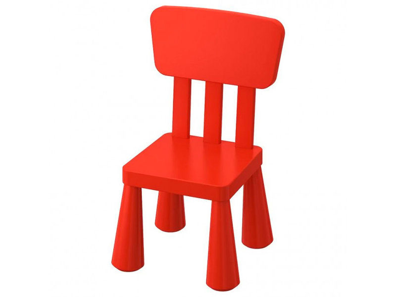 Детский стульчик Mammut красный