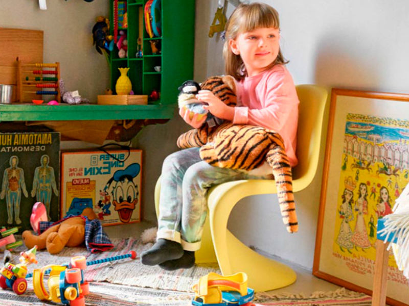 Детский стульчик Panton Yellow