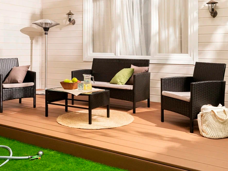 Диван Kenya, ротанг