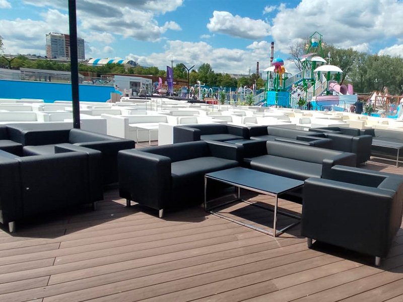 Трёхместный диван Erwin Black