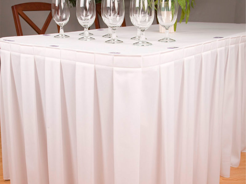 Фуршетная юбка 3м белая