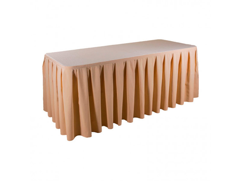 Фуршетная юбка 5,6м бежевая