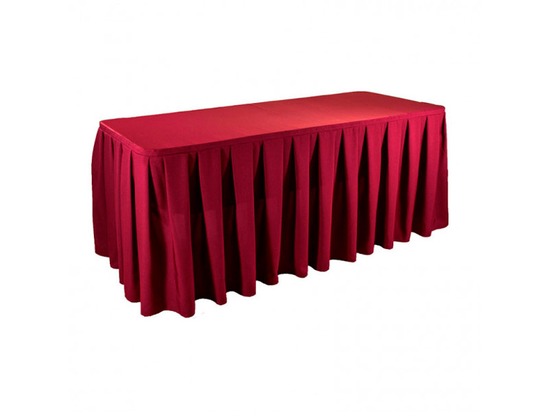 Фуршетная юбка 5,6м бордовая