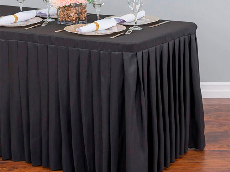 Фуршетная юбка 5,6м черная