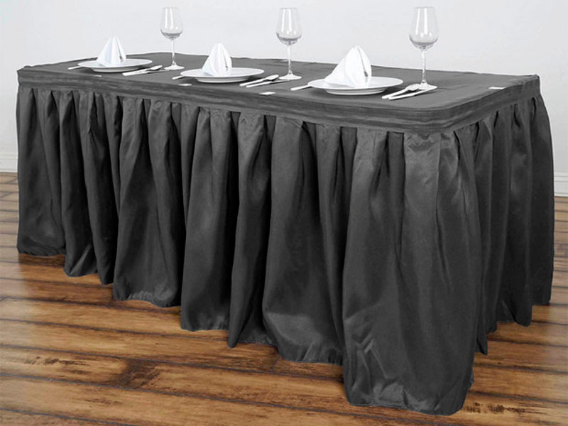 Фуршетная юбка 5,6м черная