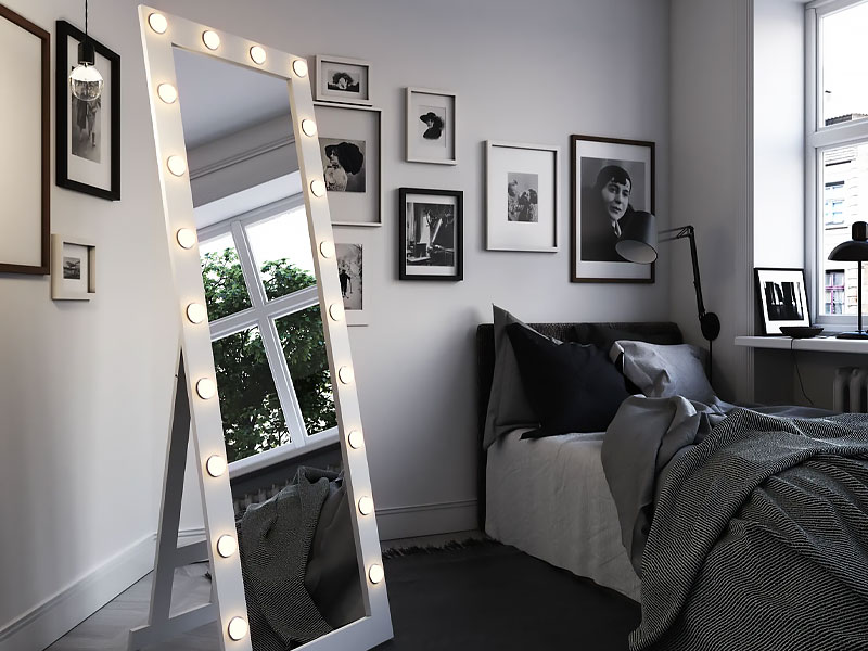 Зеркало напольное с подсветкой Континент