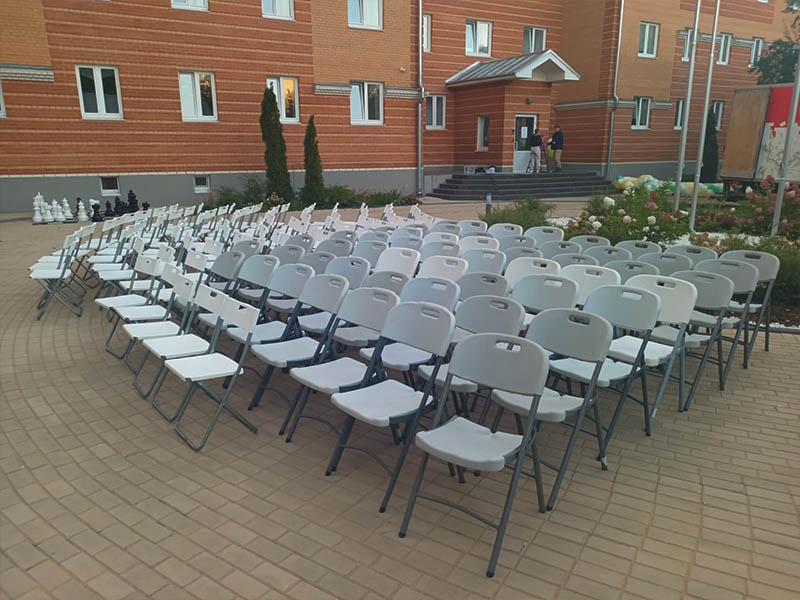 Складной стул Гунде белый