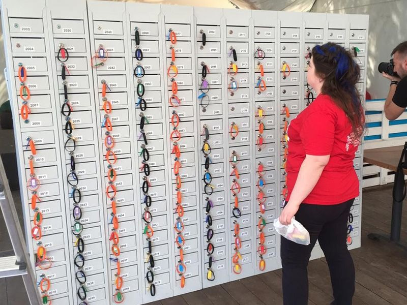 «Сейфовый» локер на 81 ячейку