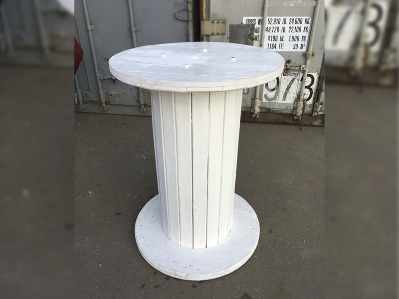 Стол фуршетный из катушки