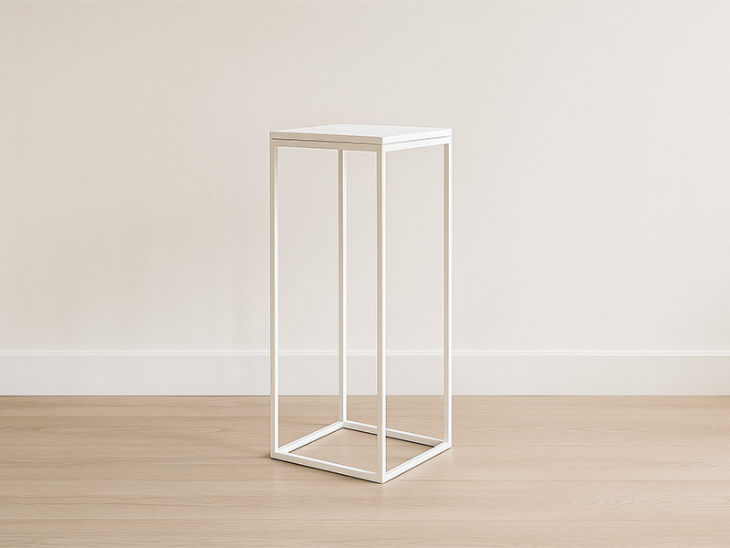 Коктейльный стол High Cube белый