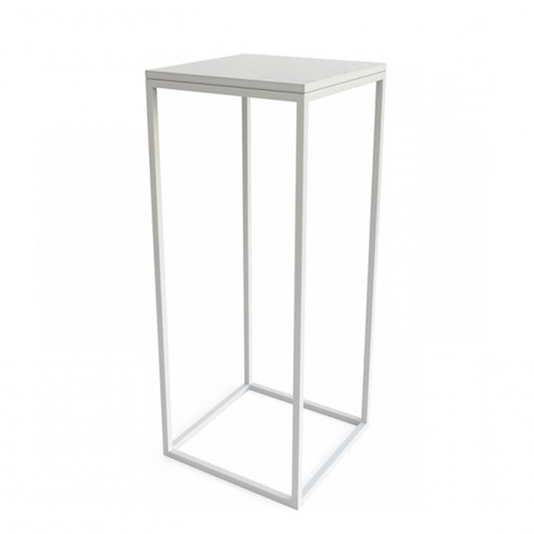 Коктейльный стол High Cube белый