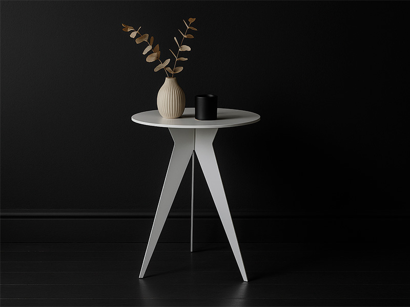Коктейльный столик Tripod (Белый)
