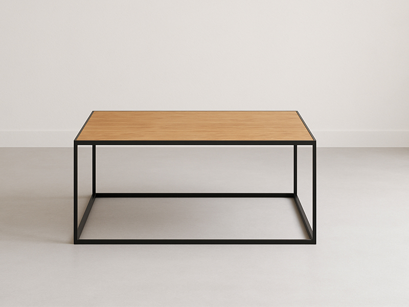 Журнальный стол Cube Long коричневый