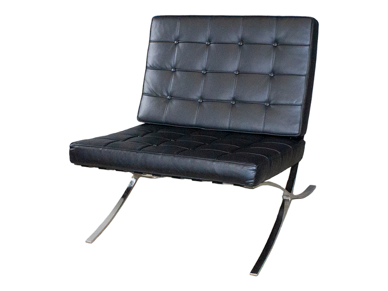 Кресло Barcelona Chair Black