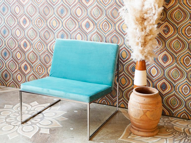 Кресло Chrome & Mint Color